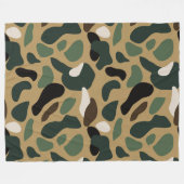 Camouflage 7 60x80 Fleece Deken (Voorkant (Horizontaal))