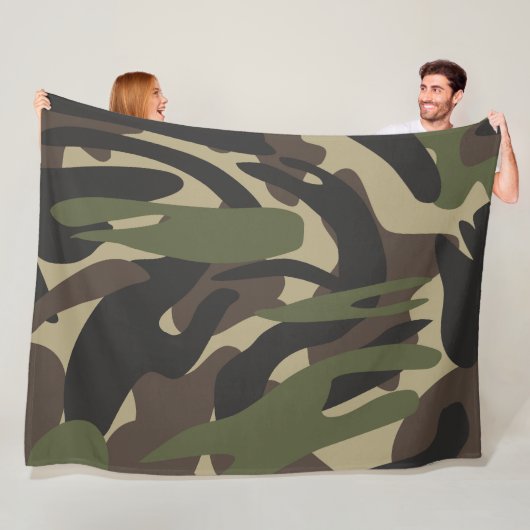 Camouflage 8 60x80 Fleece Deken (In situ)