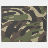 Camouflage 8 60x80 Fleece Deken (Voorkant (Horizontaal))