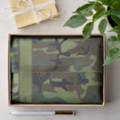 Camouflage aangepaste tekst tissuepapier (Geschenk)