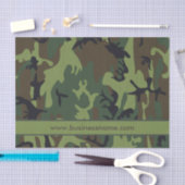 Camouflage aangepaste tekst tissuepapier (Craft)