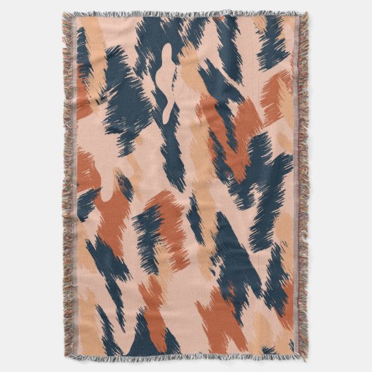 Camouflage Abstract:  naadloos behang. Deken (Voorkant Verticaal)