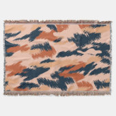 Camouflage Abstract:  naadloos behang. Deken (Voorkant)