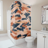 Camouflage Abstract:  naadloos behang. Douchegordijn (In situ)