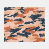 Camouflage Abstract:  naadloos behang. Fleece Deken (Voorkant (Horizontaal))