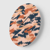 Camouflage Abstract: naadloos behang. Grote Klok (Hoek)