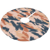 Camouflage Abstract:  naadloos behang. Kerstboom Rok (Gekanteld)