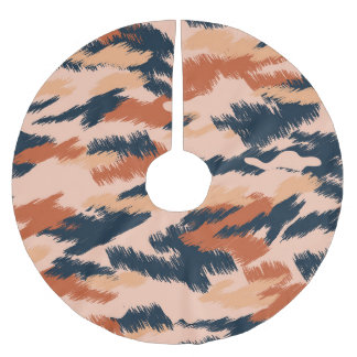 Camouflage Abstract:  naadloos behang. Kerstboom Rok