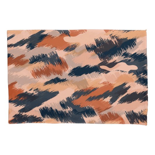 Camouflage Abstract:  naadloos behang. Kussensloop (Voorkant)