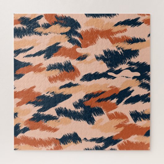 Camouflage Abstract:  naadloos behang. Legpuzzel (Verticaal)