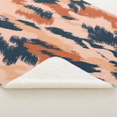 Camouflage Abstract: naadloos behang. Sherpa Deken (3/4)