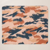 Camouflage Abstract: naadloos behang. Sherpa Deken (Voorkant (horizontaal))