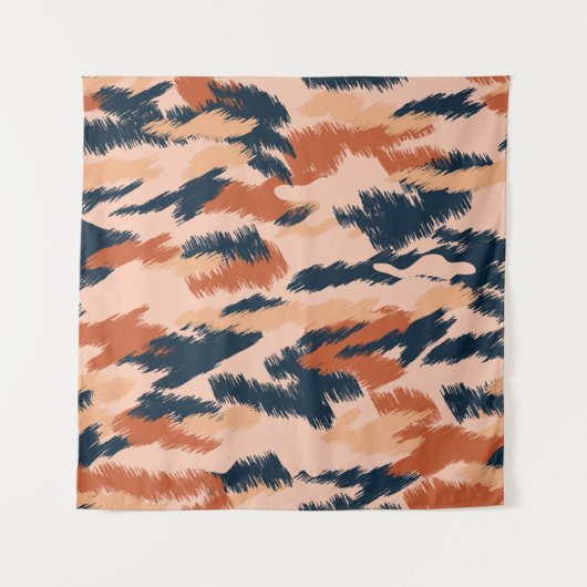 Camouflage Abstract:  naadloos behang. Wandkleed (Voorkant)