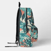 Camouflage Abstracte bladeren Bedrukte Rugzak (Links)