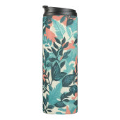 Camouflage Abstracte bladeren Thermosbeker (Geroteerd rechts)
