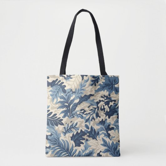 Camouflage Abstracte bladeren Tote Bag (Voorkant)