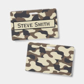 Camouflage-accessoires Badge (Voor- en achterkant)