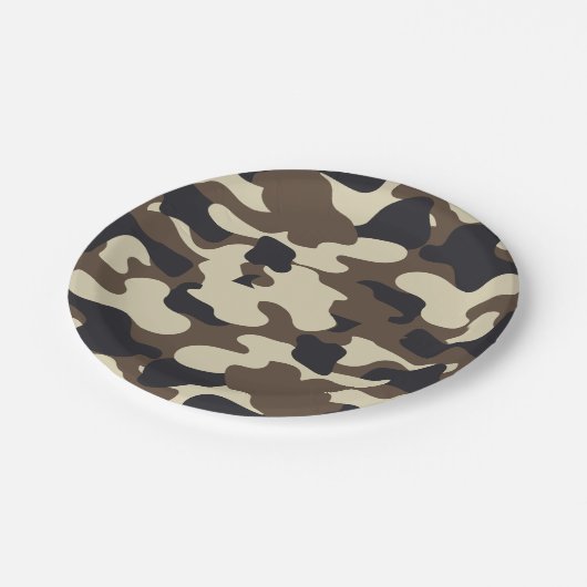 Camouflage Accessoires Papieren Bordje (Gekanteld)