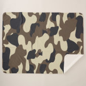 Camouflage Accessoires Sherpa Deken (Voorkant (horizontaal))