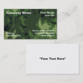 Camouflage Achtergrond Visitekaartje (Voorkant / Achterkant)