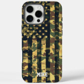 Camouflage Amerikaanse Vlag,VS,Patriottisch,Groen, Case-Mate iPhone Case (Achterkant)