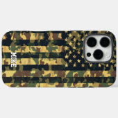 Camouflage Amerikaanse Vlag,VS,Patriottisch,Groen, Case-Mate iPhone Case (Achterkant (horizontaal))