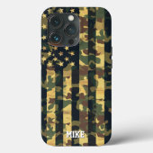 Camouflage Amerikaanse Vlag,VS,Patriottisch,Groen, Case-Mate iPhone Case (Achterkant)