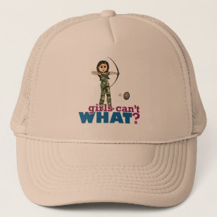 Camouflage Archery Girl - Light Trucker Pet