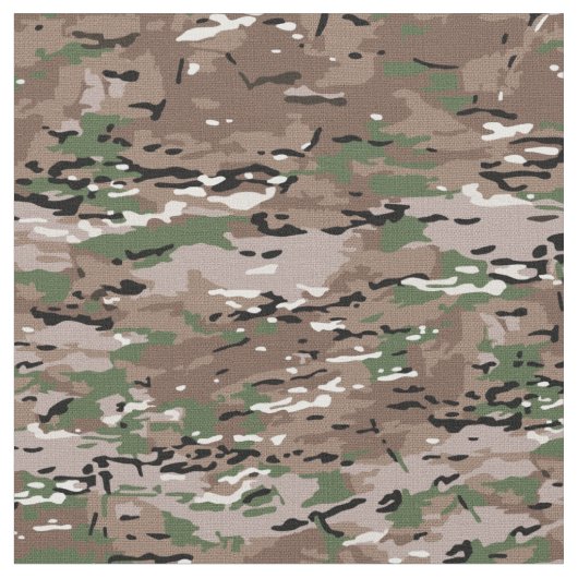 Camouflage Army Forest Desert Camo brown khaki Stof (Close Up)