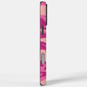 Camouflage Army Monogram Roze Case-Mate iPhone Case (Achterkant / Rechts)