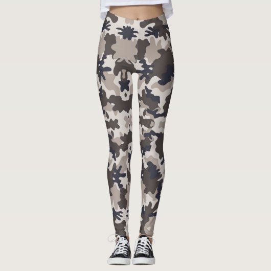Camouflage Army - Power Yoga Leggings (Voorkant)