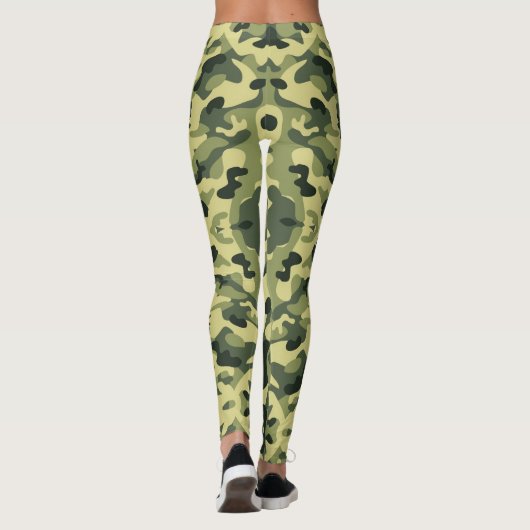 Camouflage Army - Power Yoga Leggings (Achterkant)