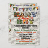 Camouflage Baby Boy Baby Douche Uitnodigingen (Voorkant / Achterkant)