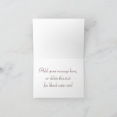 Camouflage Baby Boy Shower Bedankkaarten Bedankkaart (Binnen)
