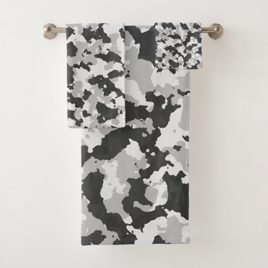 camouflage bad handdoek (Insitu)
