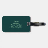 Camouflage Bagagelabel (Achterkant horizontaal)