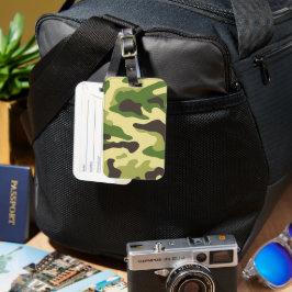 Camouflage Bagagelabel