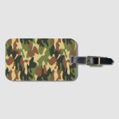 camouflage bagagelabel (Voorkant (horizontaal))