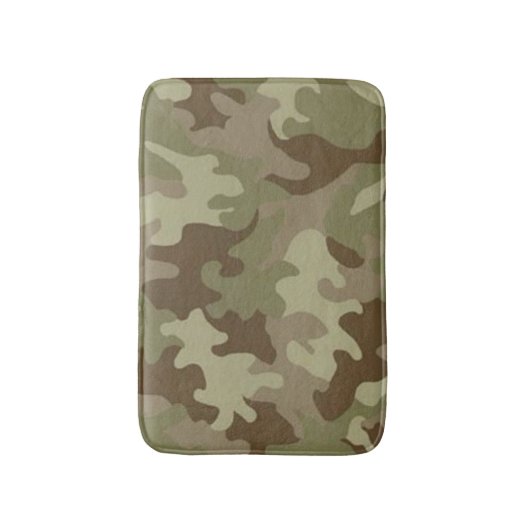 Camouflage Bath Mat (Voorkant Verticaal)