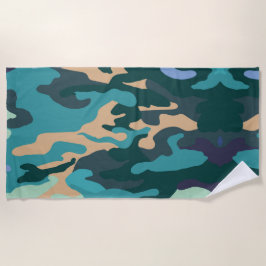 Camouflage Beach Towel Strandlaken