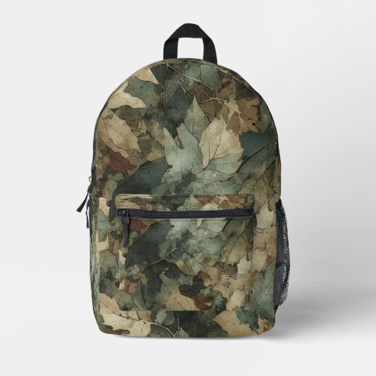 Camouflage Bedrukte Rugzak (Voorkant)