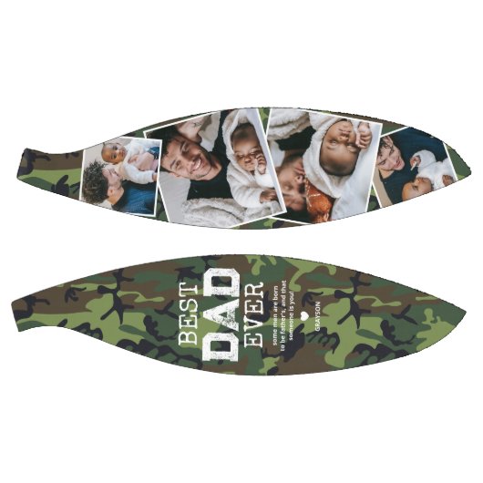 Camouflage beste papa ooit 4 foto basketbal (Panelen)