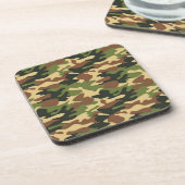 camouflage bier onderzetter (Linkerzijde)