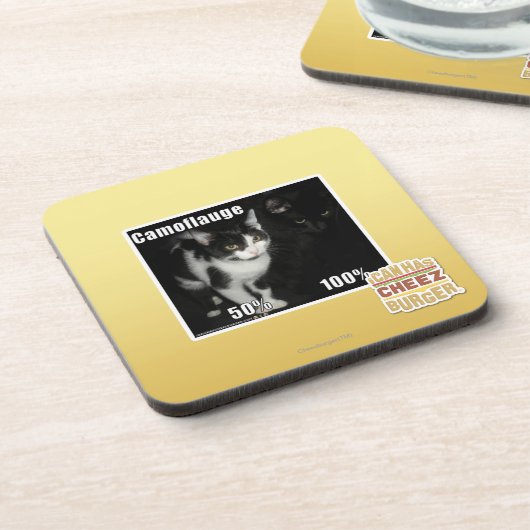 Camouflage Bier Onderzetter (Linkerzijde)