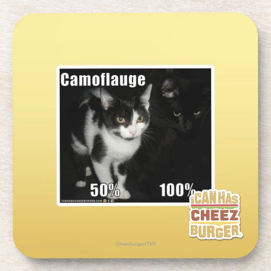 Camouflage Bier Onderzetter (Voorkant)