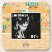 Camouflage Bier Onderzetter (Voorkant)