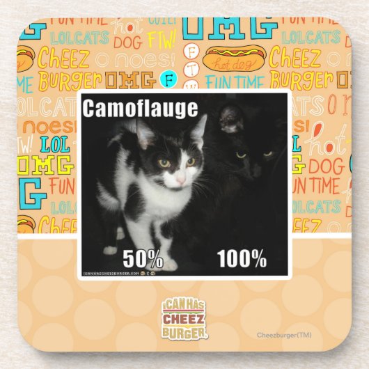 Camouflage Bier Onderzetter (Voorkant)