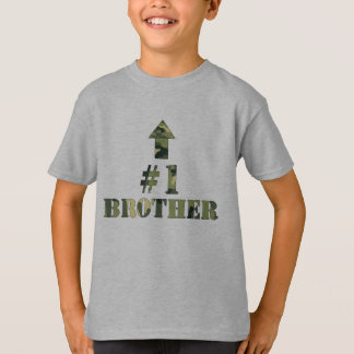 Camouflage Big Brother shirt / ik ben de #1 bro