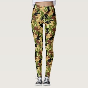 Camouflage Bigfoot Patroon Leggings