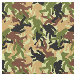 Camouflage Bigfoot Sasquatch Camo Pattern Stof